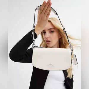 Coach Andrea Shoulder Bag in Chalk